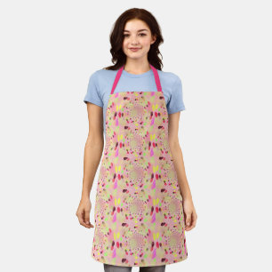 Candy Explosion Fractal Art Pattern Apron