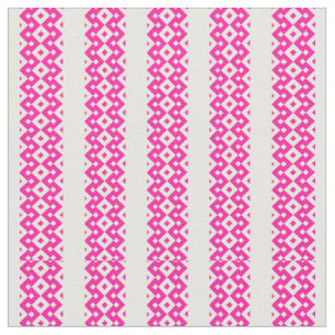 Candy Floss Pink White Patterned Stripe Fabric