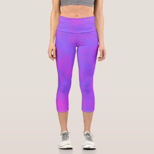 Candy Frost Cloud Effect Capri Leggings