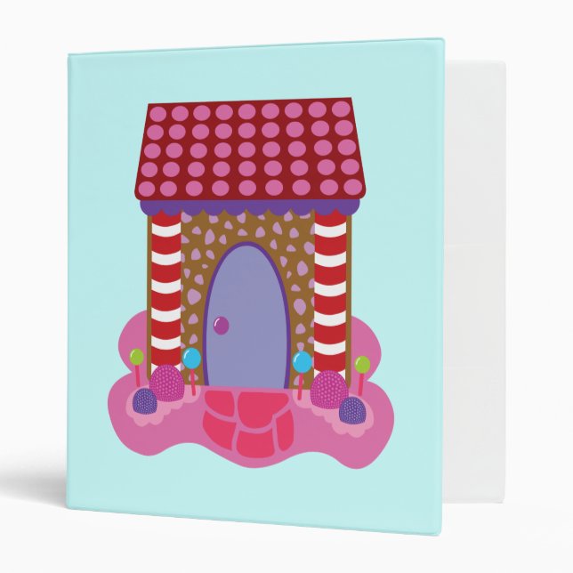 Candy Gingerbread House Binder (Front/Inside)