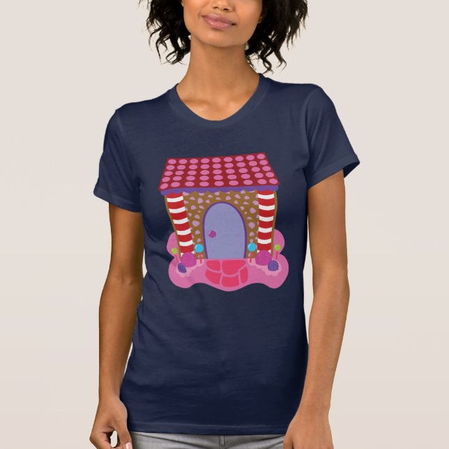 Candy Gingerbread House T-Shirt (Front)