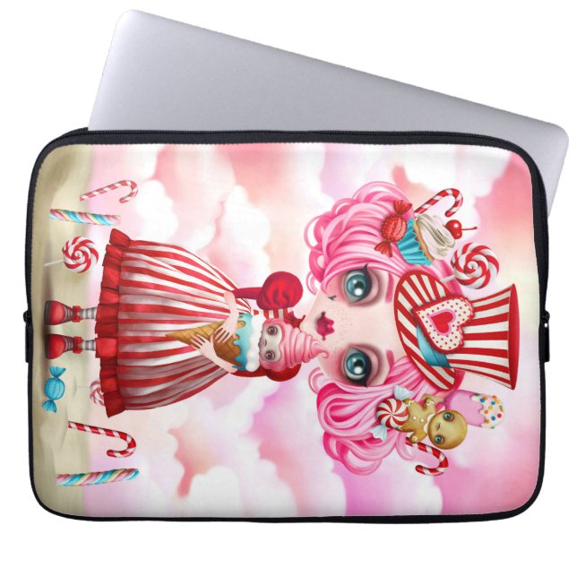 Candy Girl Laptop Sleeve (Front)