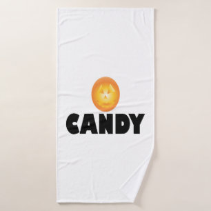 Candy Halloween  Bath Towel