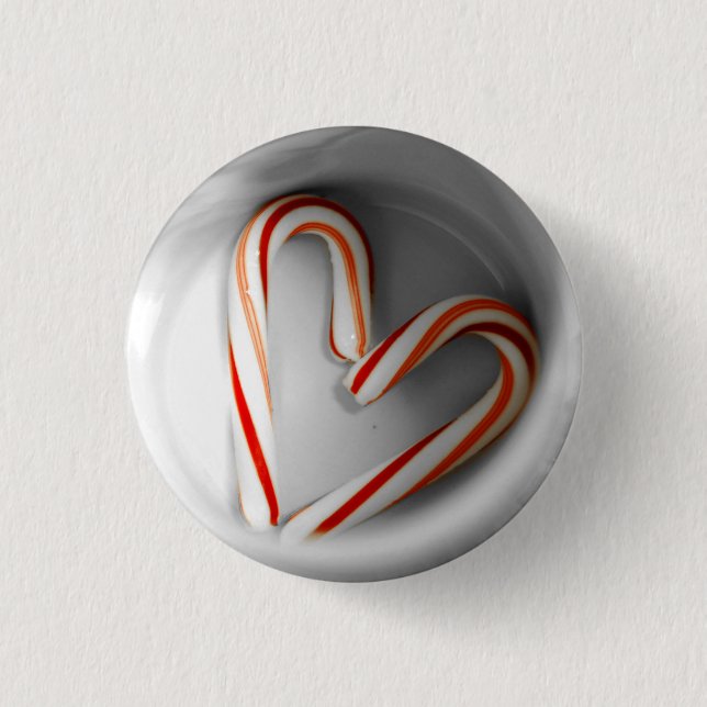 Candy Heart 1 Inch Round Button (Front)