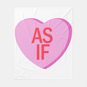 Candy Heart - AS IF Fleece Blanket
