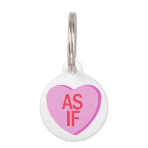Candy Heart - AS IF Pet Tag
