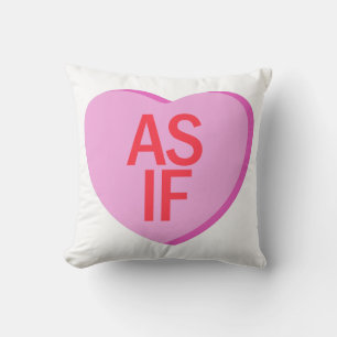 Candy Heart - AS IF Throw Pillow