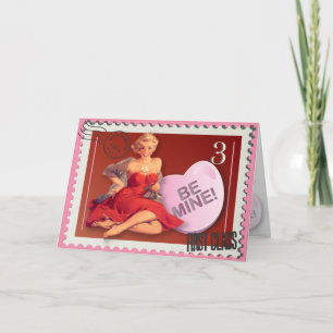 Candy Heart BeMine! KItsch Bitsch Valentine Card