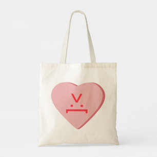 Candy Heart - Devil Face Tote Bag