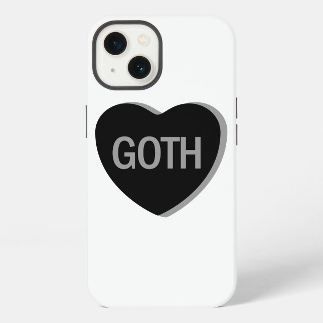 Candy Heart - Goth iPhone Case (Back)