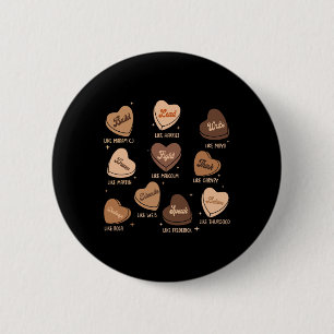 Candy Heart Martin Lead Like Harriet Black History 2 Inch Round Button