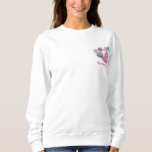 Candy Hearts- customize Embroidered Sweatshirt<br><div class="desc">Embroidered conversation or candy hearts in pastel colours. Text below is ready for you to customize.</div>