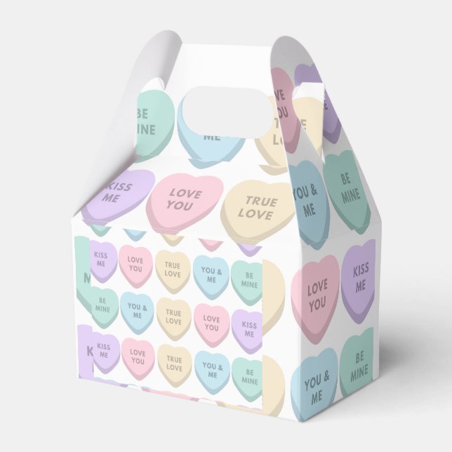 CANDY HEARTS FAVOR BOX (Front Side)