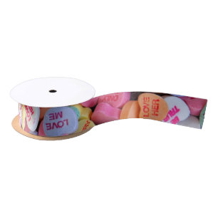 Candy Hearts Ribbon Satin Ribbon