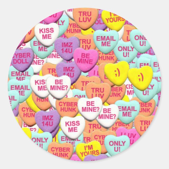 Candy Hearts Stickers (Front)