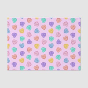 Candy Hearts Tissue Paper