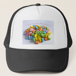 Candy Hearts Trucker Hat