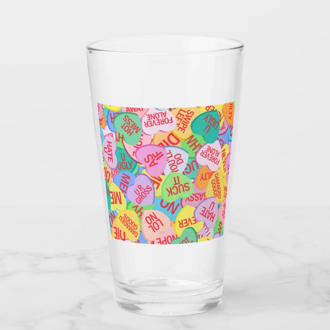 Candy Hearts V. 2.0 Glass (Front)