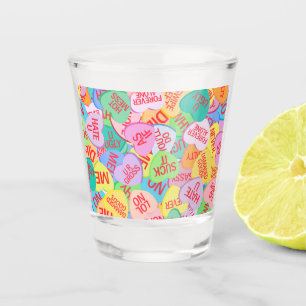 Candy Hearts V. 2.0 Shot Glass
