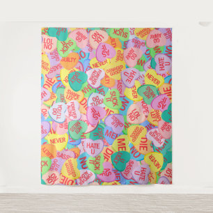 Candy Hearts V. 2.0 Tapestry
