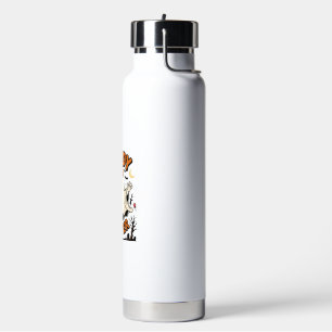 Candy Hunter Halloween Ghost Pumpkin Bucket_1 Water Bottle