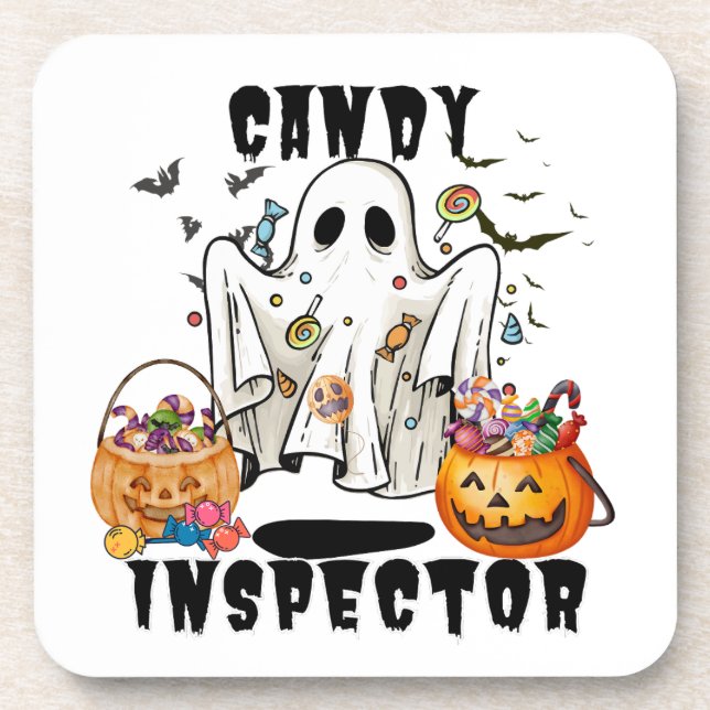 Candy Inspector.w Coaster (Front)