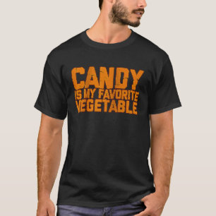 Candy Is My Favourite Vegetable Raglan Baseball T-Shirt
