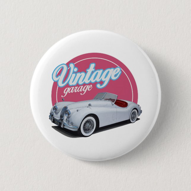 Candy Jaguar 2 Inch Round Button (Front)