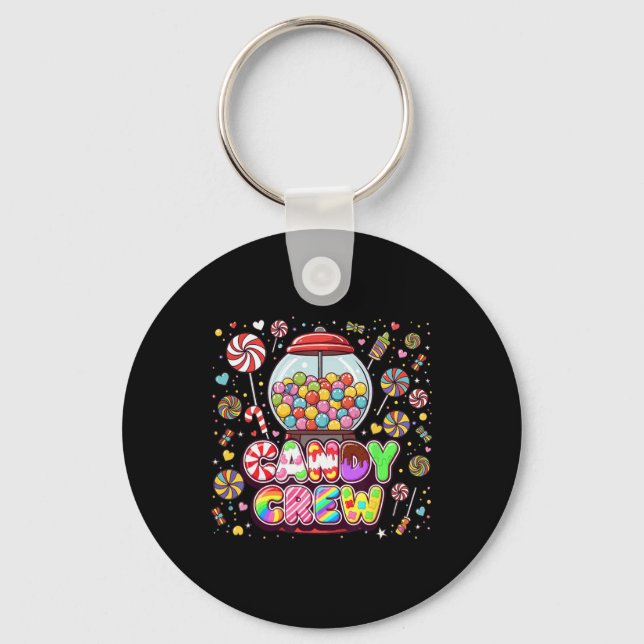 Candy Land Candy Crew Party Halloween Costumes Can Keychain (Front)