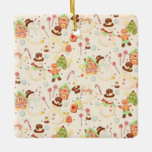 Candy Land Ceramic Ornament