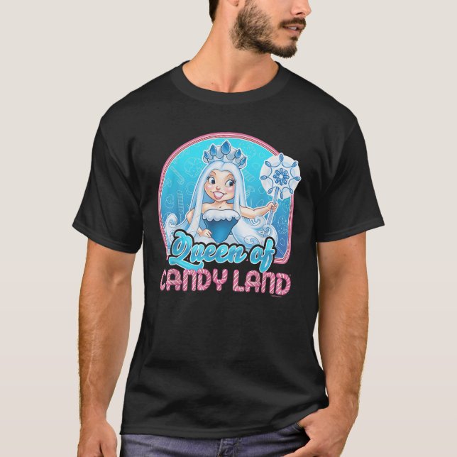 Candy Land Queen Of Candy Land Portrait  T-Shirt (Front)