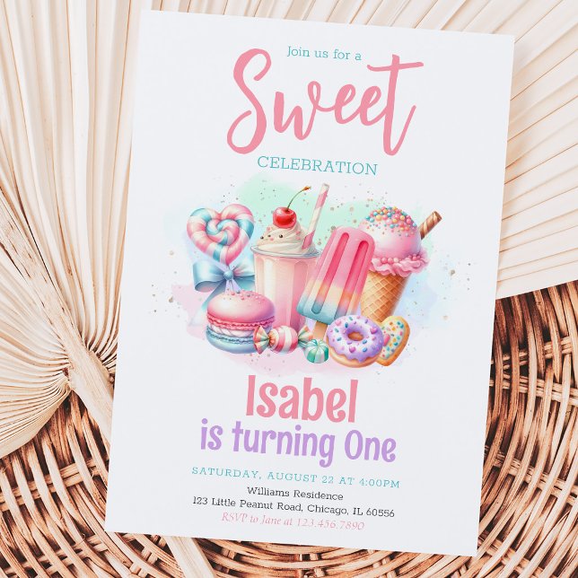 Candy Land Sweet Birthday Invitation (Creator Uploaded)