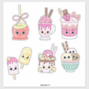 Candy Land Sweet Treats -Cut Vinyl Sticker