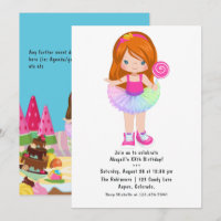 Candy Land Tutu Girl Birthday Party