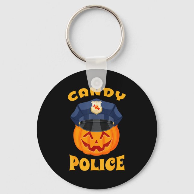 Candy Lice Halloween Party Trick Or Treat Security Keychain (Front)