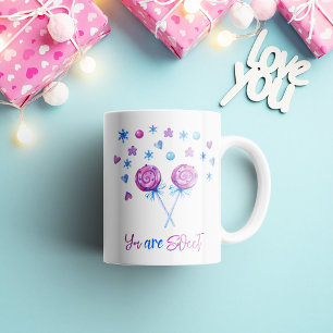 Candy lollipop sucré Café Mug