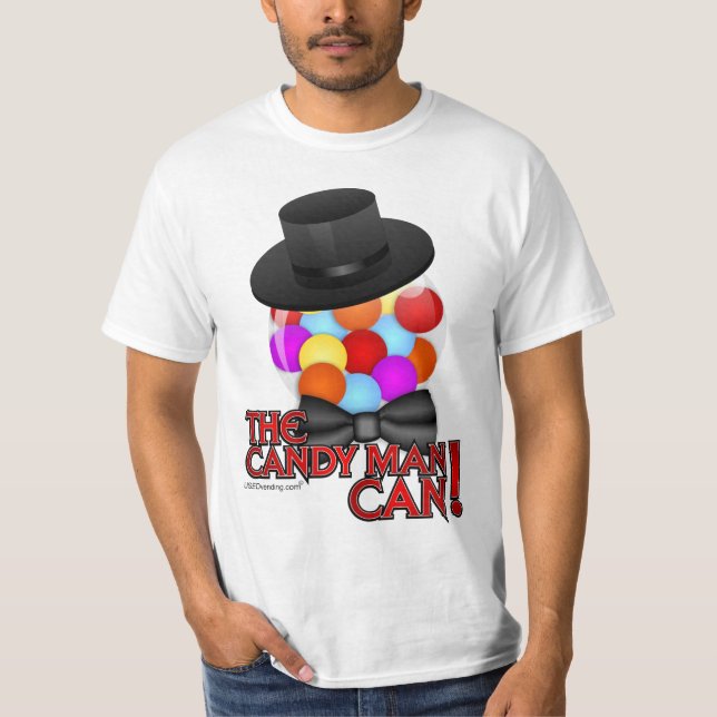 Candy Man Can - Classy Gumball Machine T-Shirt (Front)