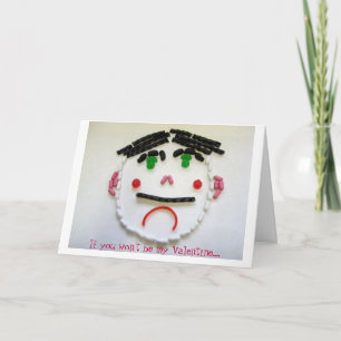 Candy Man Go Home Valentine Card #1