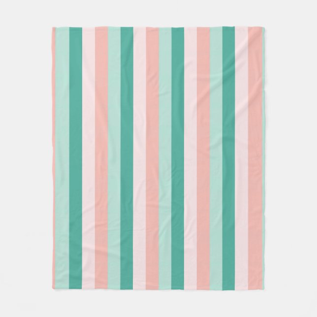 Candy Mint Fleece Blanket (Front)