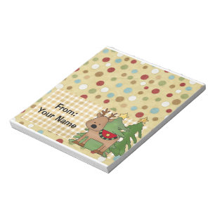 Candy or Holiday Treats Bag Topper Notepad