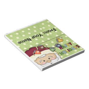 Candy or Holiday Treats Bag Topper Notepad