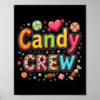 Candy Party Crew Lover Cute Halloween Trick Or Tre