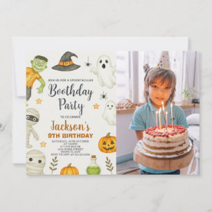Candy Party Enfants Halloween Invitation anniversa