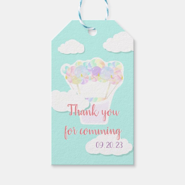 Candy party gift tags (Front)