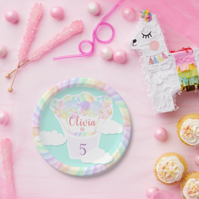 Candy party paper plate (Party)