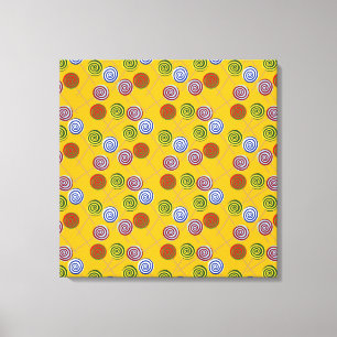 Candy pattern Lollies pattern lollipop 15 Canvas Print