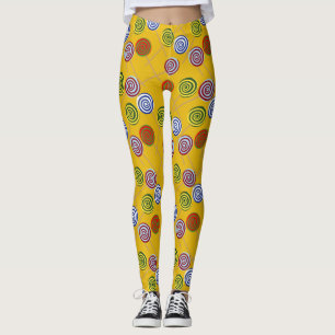 Candy pattern Lollies pattern lollipop 15 Leggings