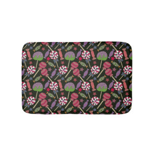 Candy pattern Lollies pattern lollipop 16 Bath Mat