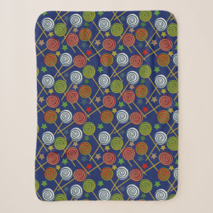 Candy pattern   Lollies pattern   lollipop 17 Sherpa Blanket