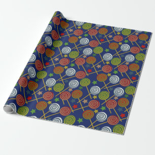 Candy pattern Lollies pattern lollipop 17 Wrapping Paper